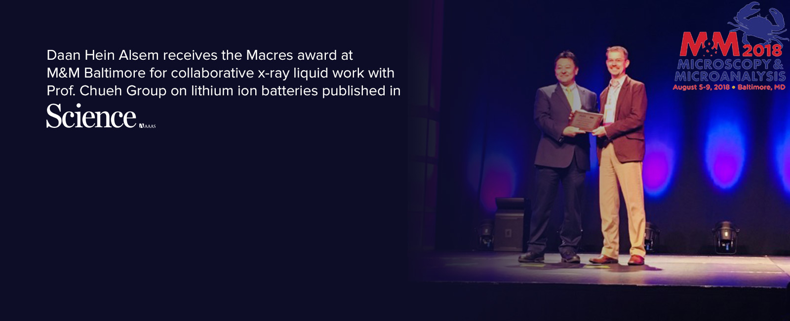 Daan Hein Macres Award Daan Hein Macres Award